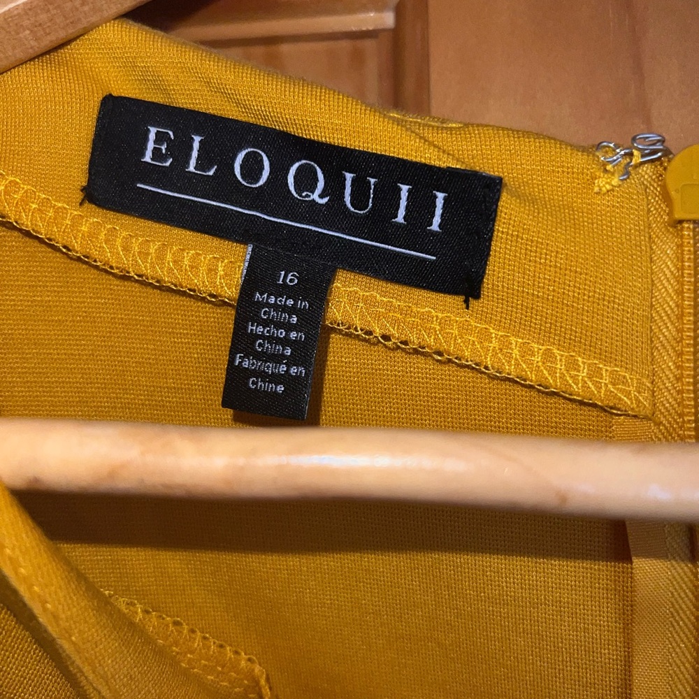 Eloquii Vibrant Yellow Dress